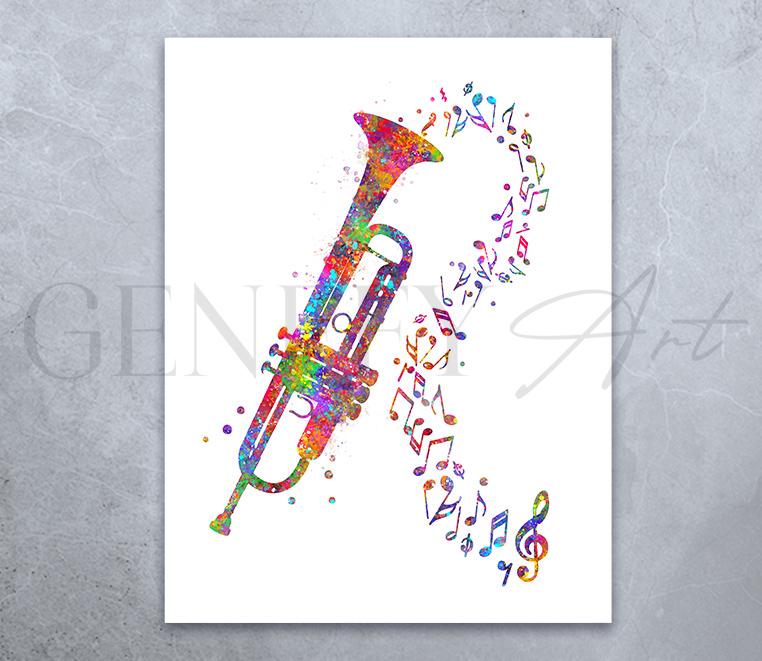 Trumpet poster - Etsy 日本