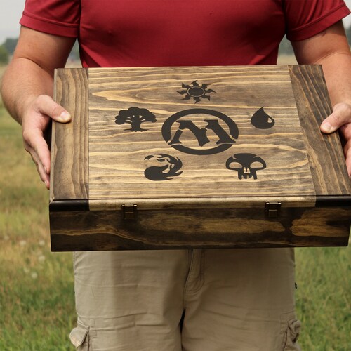 Magic the Gathering Card Storage Box. Etsy