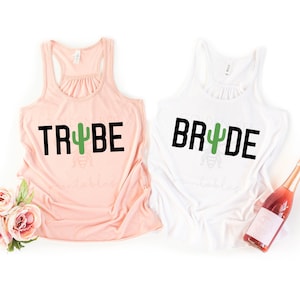 Cactus Bride Tribe SVG - TÉLÉCHARGEMENT INSTANTANÉ - Enterrement de vie de jeune fille demoiselle d’honneur du désert - Fichiers découpés numériquement pour n’importe quelle imprimante, Silhouette ou Cricut