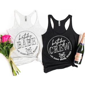 Las Vegas Birthday Crew SVG - INSTANT DOWNLOAD - City Girls Trip Birthday Babe - Digitale Schnittdateien für jeden Drucker, jede Silhouette oder jeden Cricut