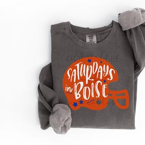 Boise SVG - INSTANT DOWNLOAD - Idaho Football Shirt, Boise Sports, Orange & Blau - Digitale Schnittdateien für jeden Drucker, Silhouette oder Cricut