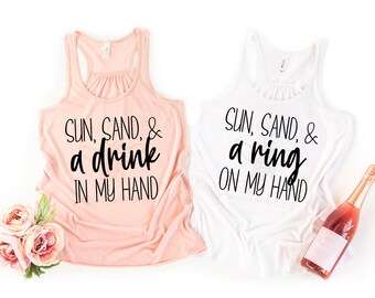 Sun Sand Ring SVG - Junggesellinnenabschied Shirt Schnittdatei (Digital Download)