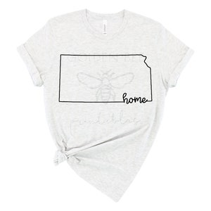 Kansas Home SVG - INSTANT DOWNLOAD - Home State Shape Shirt Zustand Umriss - digitale Jpg Png geschnitten Dateien für jeden Drucker, Silhouette oder Cricut