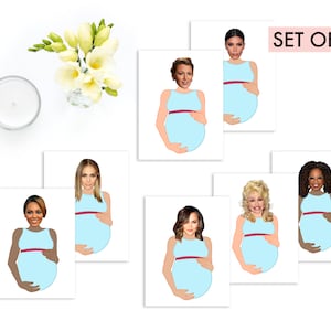 Qui a la maman ? - TÉLÉCHARGEMENT IMMÉDIAT - 40 cartes de célébrités + cartes vierges - Jeu d'anniversaire pour baby shower, jeu pour future maman