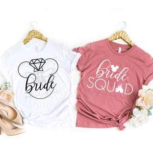 Braut und Kader SVG - INSTANT DOWNLOAD - Bachelorette, Freizeitpark Brautparty - Digitale Dateien für jeden Drucker, Silhouette oder Cricut