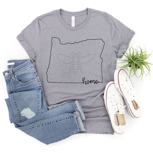 Oregon Home SVG - INSTANT DOWNLOAD - Or Beaver Home State Shape Shirt - Digital jpg png cut files for any printer, Silhouette, or Cricut