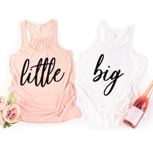 Sorority große kleine SVG - INSTANT DOWNLOAD - College Sorority Schwestern Rush Bid Shirts - Png Jpg-Dateien für jeden Drucker, Silhouette oder Cricut