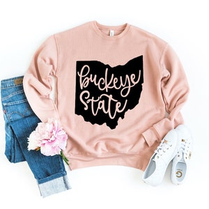 Ohio Buckeye Zustand SVG - INSTANT DOWNLOAD - Home State Shape Shirt Zustand Umriss - digitale geschnittene Dateien für jeden Drucker, Silhouette oder Cricut