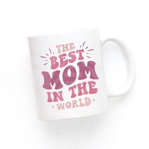 Beste Mama der Welt SVG - INSTANT DOWNLOAD - Mama Shirt Retro Vintage Mama Schnitt Datei - Digitale Datei für jeden Drucker, Silhouette oder Cricut