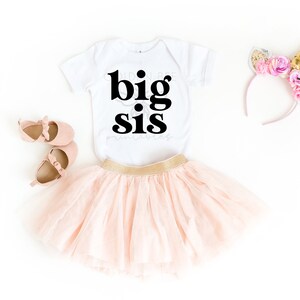 Große Schwester SVG - INSTANT DOWNLOAD - neue Baby Geschwister Shirt Herunterladen Big Sis - digitale geschnittene Datei für jeden Drucker, Silhouette oder Cricut
