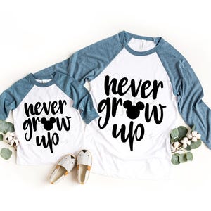 Never Grow Up SVG - INSTANT DOWNLOAD - Mickey svg, wo Träume wahr werden - Magic Castle - Cut-Dateien für jeden Drucker, Silhouette oder Cricut