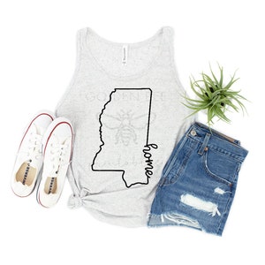 Mississippi Home SVG - INSTANT DOWNLOAD - Home State Shape Shirt State Outline - Digital jpg files for any printer, Silhouette, or Cricut