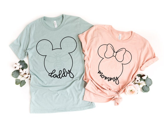 Download Disney Mom & Dad SVG INSTANT DOWNLOAD Mommy Daddy Family | Etsy