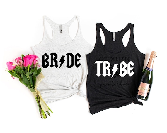 Rocker Bride Tribe SVG INSTANT DOWNLOAD 80s Rock Vintage Acdc Bachelorette  Party Digital Cut Files for Printer, Silhouette, or Cricut - Etsy