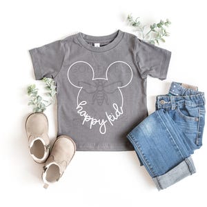 Happy Kid SVG - INSTANT DOWNLOAD - Mickey svg, wo Träume wahr werden - Magic Castle - Cut-Dateien für jeden Drucker, Silhouette oder Cricut