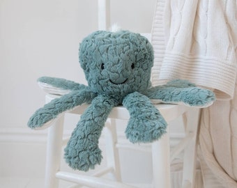 Octopus Soft Toy, Animal Lover Gifts, Octopus Lover Gift, Under The Sea Toys, Gifts For Children, Luxury Gifting, Octopus Gifts