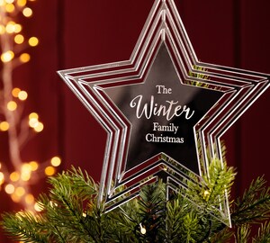 Ange Blanc Pour Cime De Sapin De Noël - 23 Cm, Robe à Paillettes Nacrées | Décoration Traditionnelle