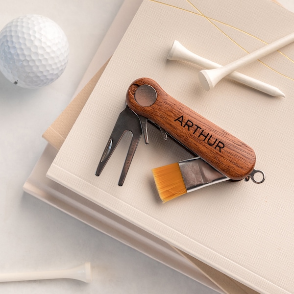 SECONDS Wooden Golf Tool For Sam, Personalised Engraved Tool For Sam, Gifts For Sam, Super Seconds