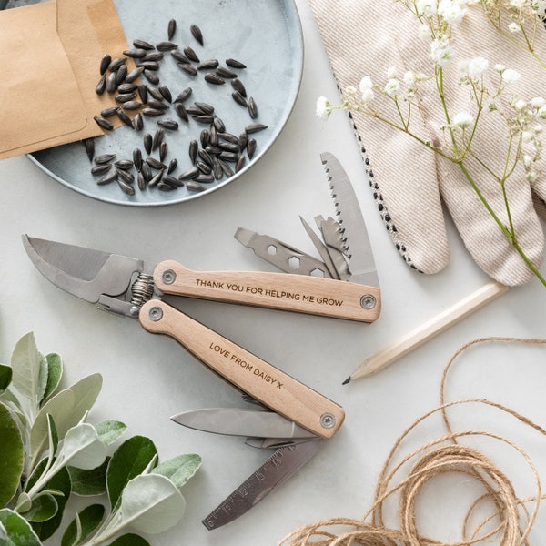 Father's Day Gardening Pruner Multi Tool Kit, Gardening Gifts For Him, Gardening Essentials, Garden Gifts For Her, Outdoor Essentials