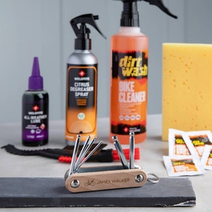 Personalisierte Fahrrad Inbusschlüssel mit Service Pack