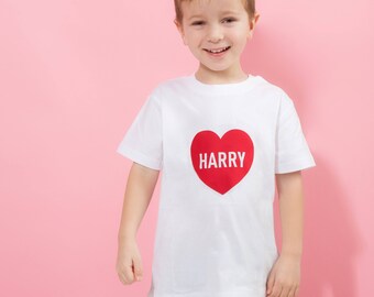 Tshirt With Heart Etsy