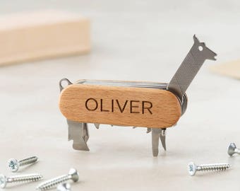 Engraved Animal Multi Tool - Handy Gift for Him