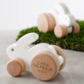 Classic Wooden Push Pull Rabbit Toy - Custom Easter Gift