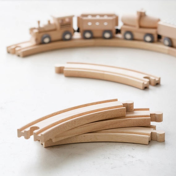 Personalised Wooden Birthday Train Set Traditional Wooden Toys