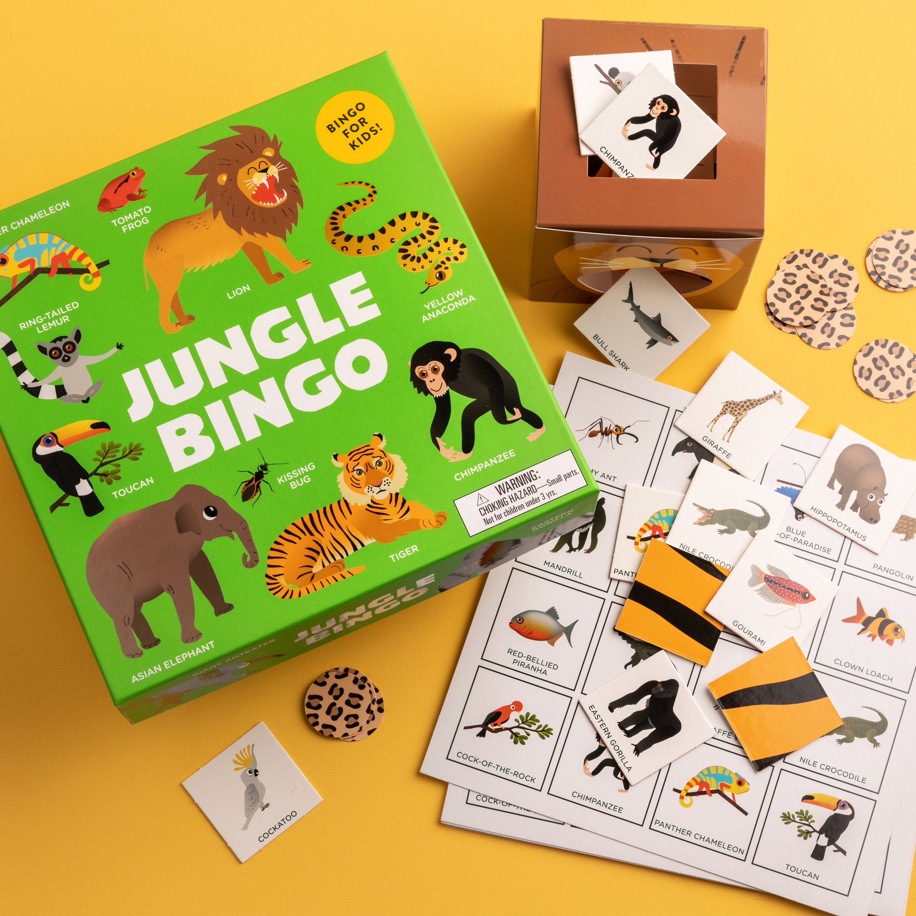 Jungle Bingo Game Easy to Play Jungle Fan Gifts Jungle Etsy UK