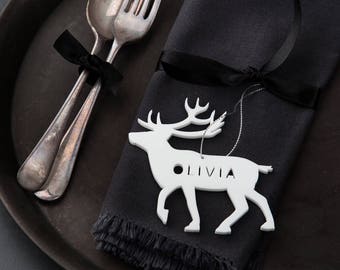 Personalised Reindeer Place Setting