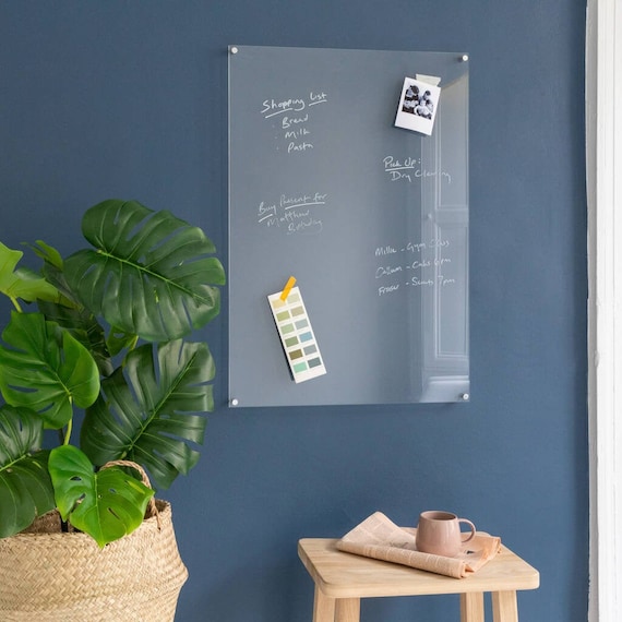 Clear Acrylic Dry Erase Notice Board Etsy