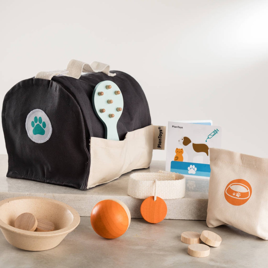 Children's Pet Care Toy Set, Animal Lover Gifts, Sustainable Toys, Eco