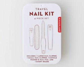 Travel Nail Kit In A Metal Tin