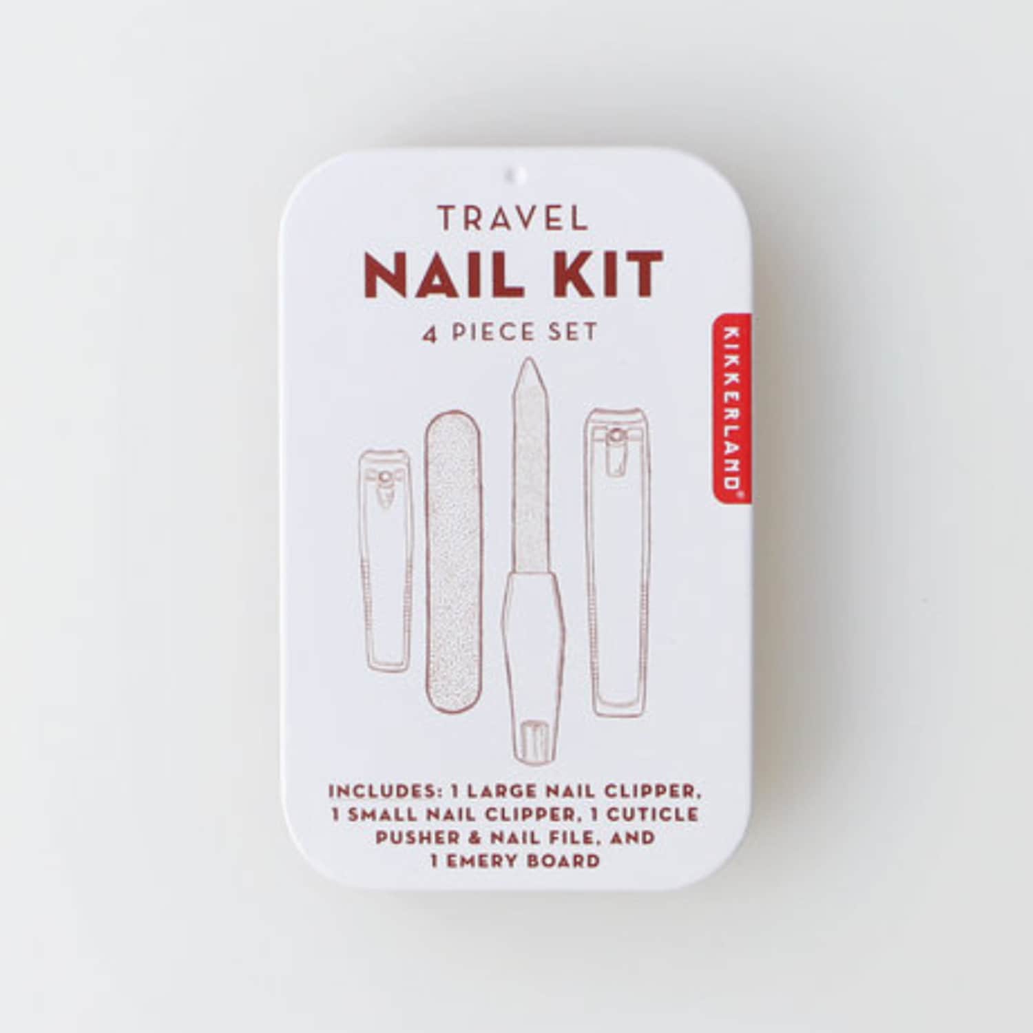 Travel Nail Kit In A Metal Tin