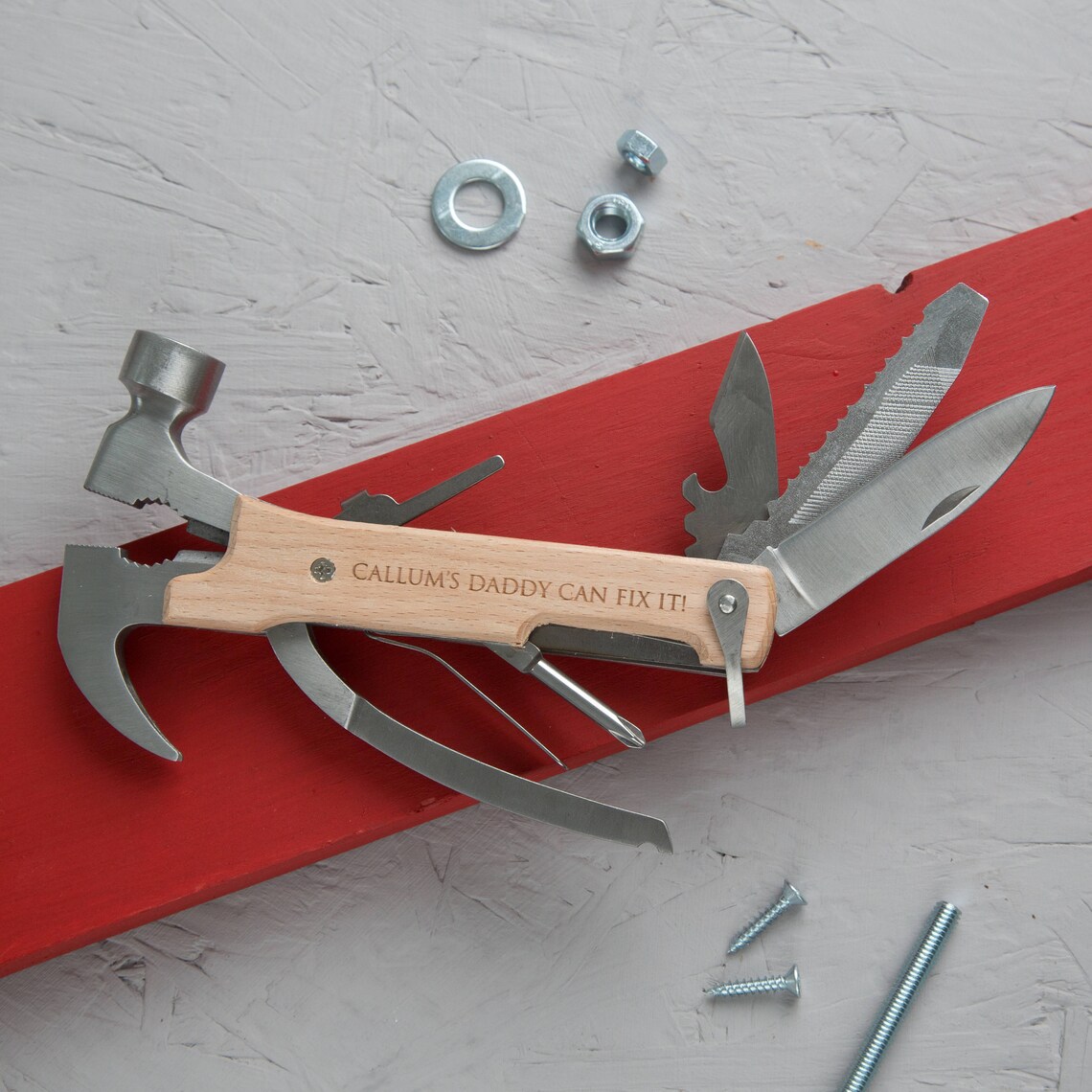 Personalised Hammer Multi Tool Kit DIY Dad Home Improvement Etsy UK