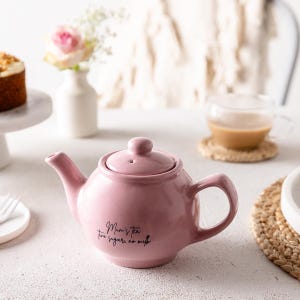 Personalised Engraved Ceramic Teapot