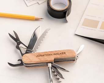 Personalised Wooden Multi Tool Fathers Day Gift