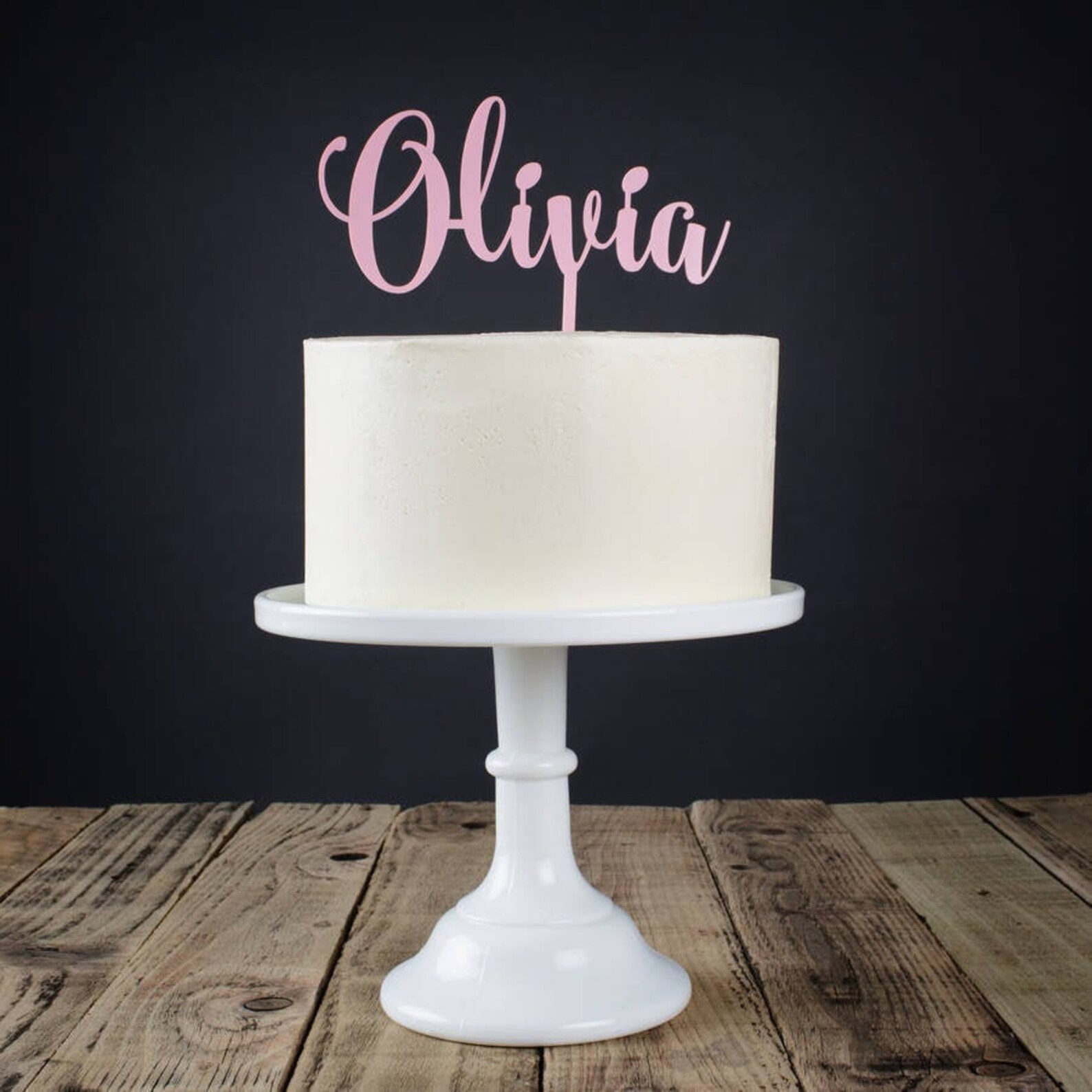Personalised Acrylic Cake Topper Etsy