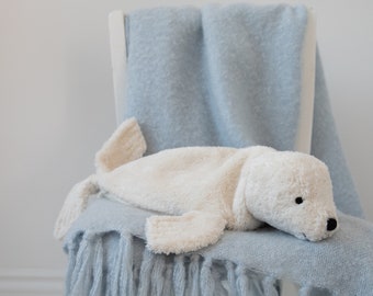 Seal Soft Toy, Luxury New Baby Toys, Luxury Seal Soft Toy, Organic Seal Toy, Luxury Baby Gifts, Gifts For Children, Luxury Gift For Children