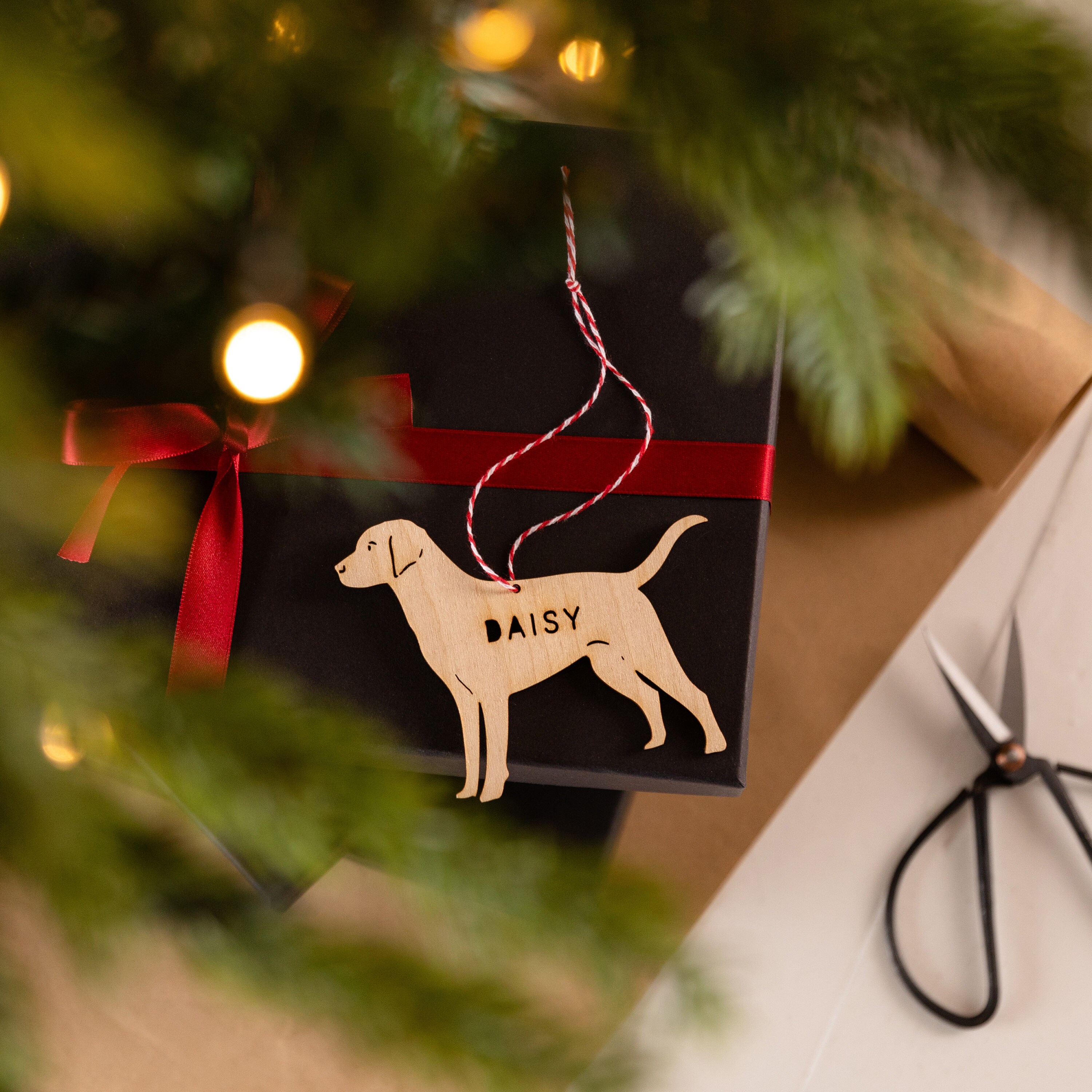 Personalized Dog Fall Season Wooden Sign - Gift Idea for Dog Lovers - Up to 3 Dogs main image 0