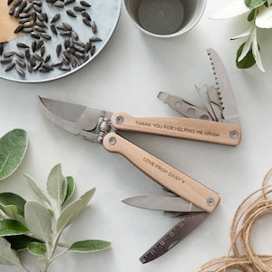 Personalised Father's Day Pruner Multi Tool, Gardening Essentials, Gardening Gifts For Him, Garden Gifts For Her, Outdoor Essentials image 3