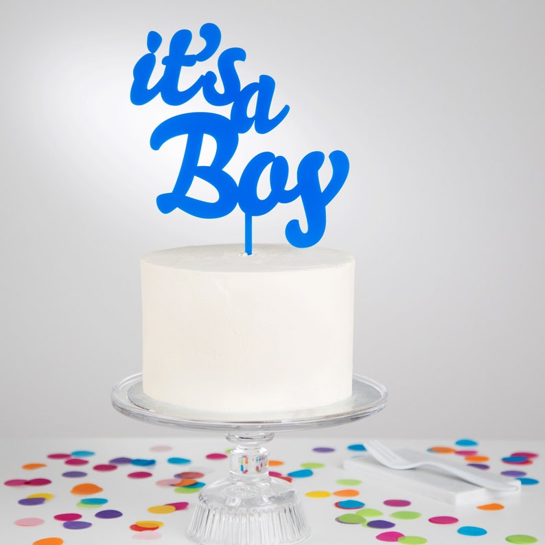 It's A Girl Or Boy Cake Topper image 2