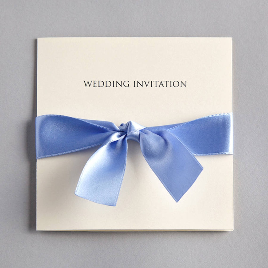 Bow Wedding Invitation Etsy