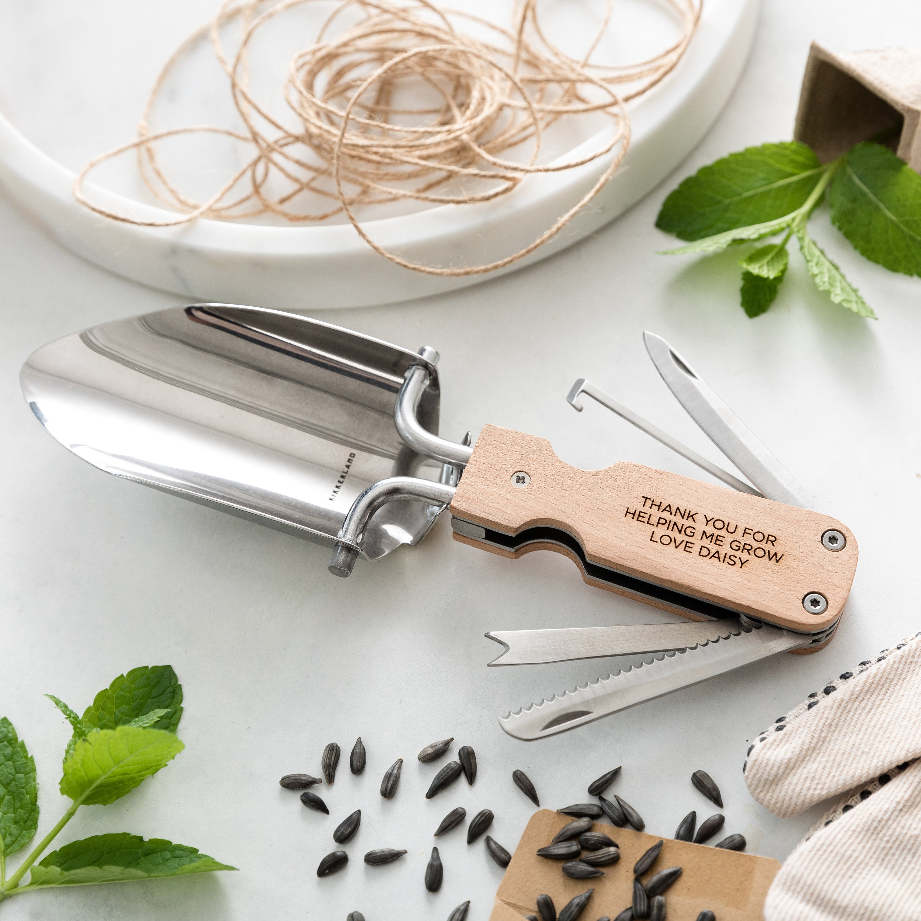 Personalised Gardening Trowel Tool For Him, Summer Garden Allotment, Personalised Gardening Tools, Gardener Essentials, Garden Must Haves