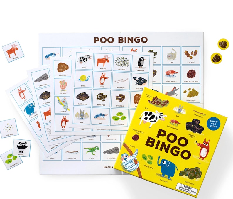 Poo Bingo Game, Funny Games For Children, Poo Games For Boys, Poo Game For Girls, Novelty Games Kids Will Love, Popular Games For Kids image 4