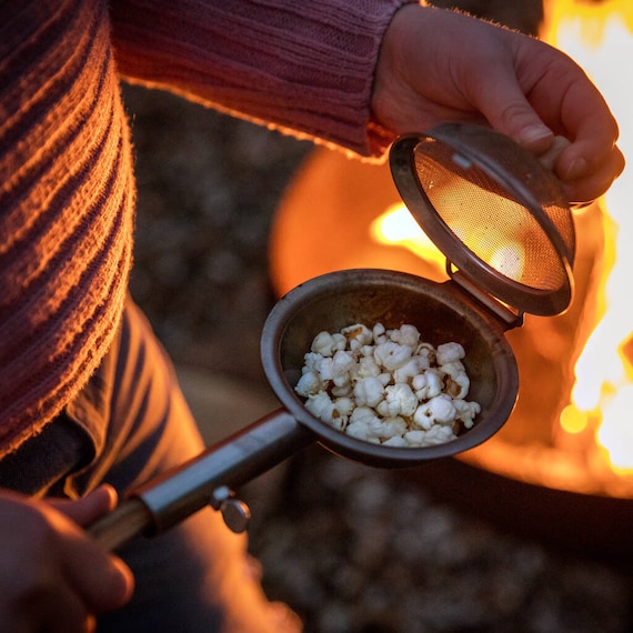 Camping cheap popcorn popper
