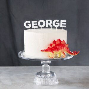 Personalised Individual Letters Cake Topper image 2