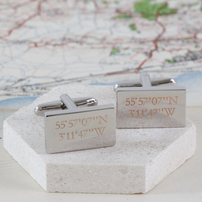 Personalised Engraved Cufflinks image 2