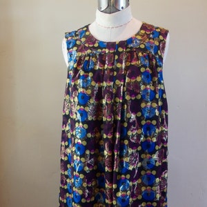 Vintage Anna Sui Designer Cocktail Dress Shift