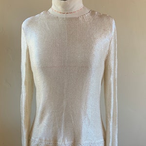 Iridescent sweater clearance